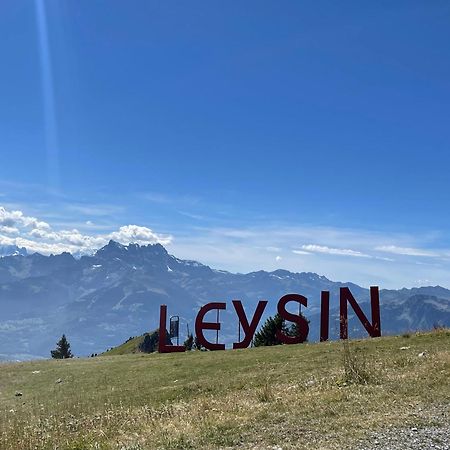 Charmant Appartement Au Vagabond Leysin Kültér fotó