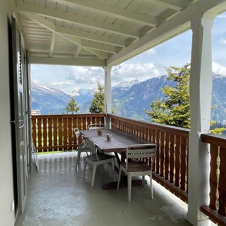 Charmant Appartement Au Vagabond Leysin Kültér fotó