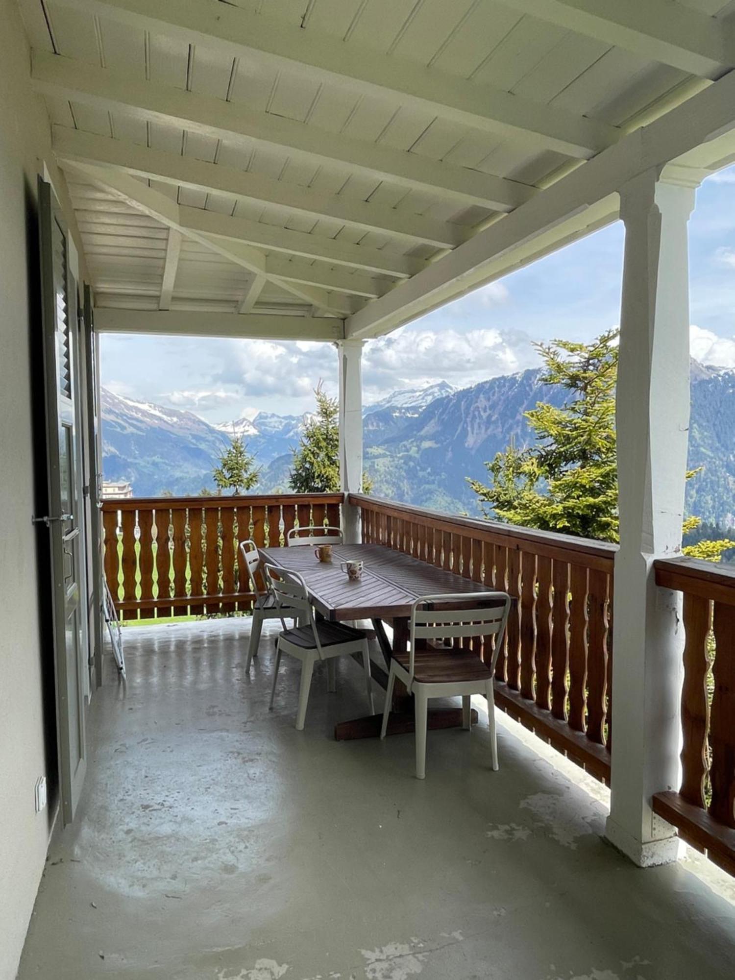 Charmant Appartement Au Vagabond Leysin Kültér fotó